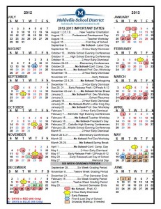 2012- 2013 MSD Schedule 2012- 2013 MSD Schedule