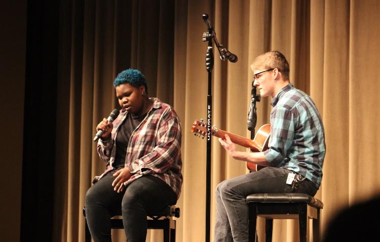 Tia Kinsey and Tony Ledbetter of the band, "TNT", perform "What I Never Learned" by Ice Nine Kills. 