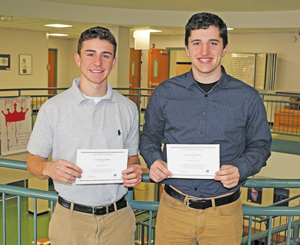 Photo Courtesy of Call News; Grant Robertson (Right) and Joshua Richter (Left)  