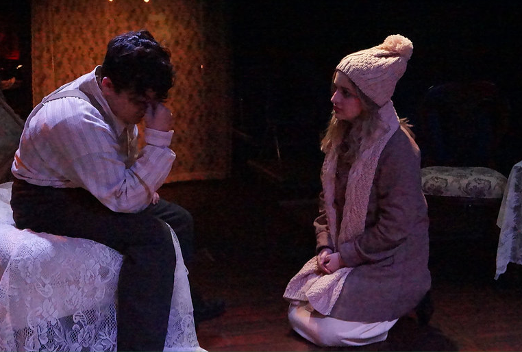 Shawn Kurtz and Sabria Bender perform in The Glass Menagerie. 
Photo by Kirsty Creighton 