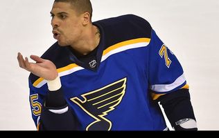 Blowing a kiss to St.Louis fans