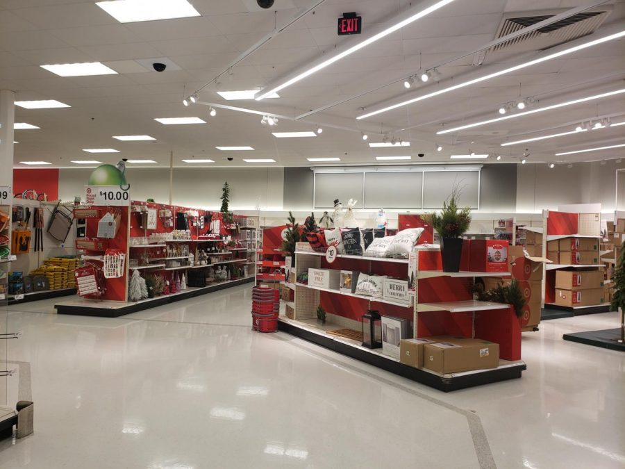 The seasonal section at Target on Hampton Avenue. The picture was taken October 28th, 2021, three days before Halloween. 