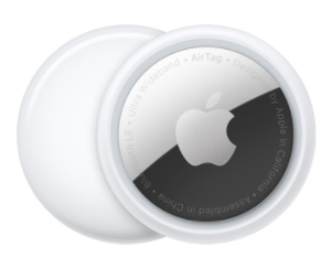 AirTag by Apple starts at $29 and uses a secure Bluetooth signal.