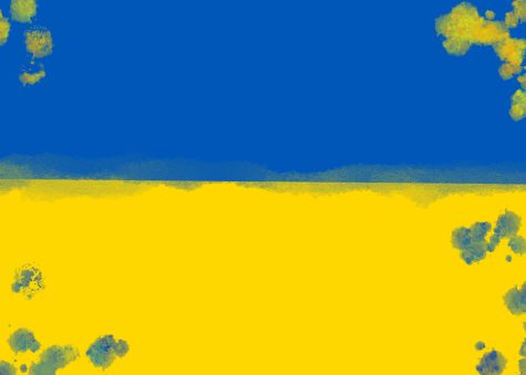 Ukrainian Flag Illustration by Mya Williams 