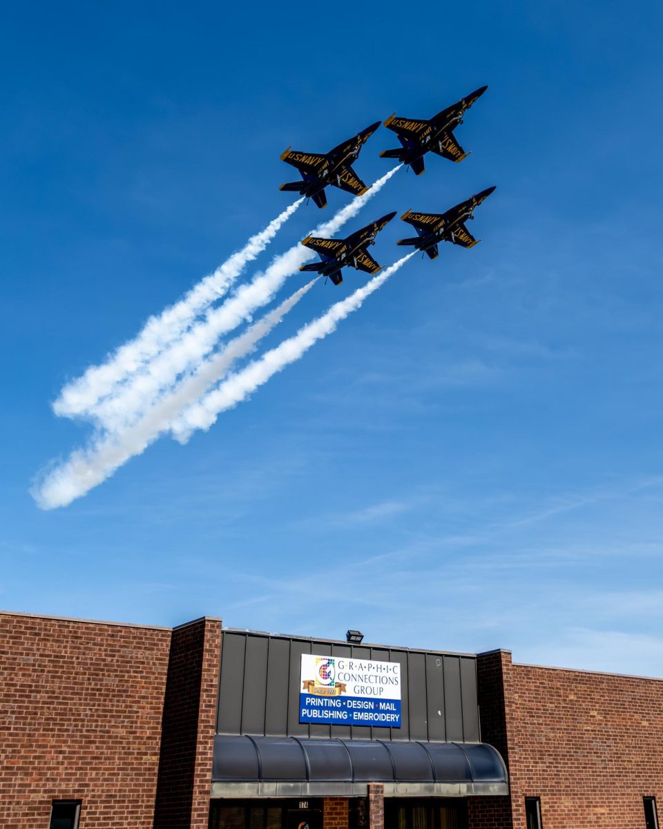 Navy planes fly overhead in stunning photo taken by Dr. Arbini