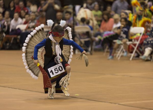 Juleon's first time dancing (Wash-U Powwow 2016)