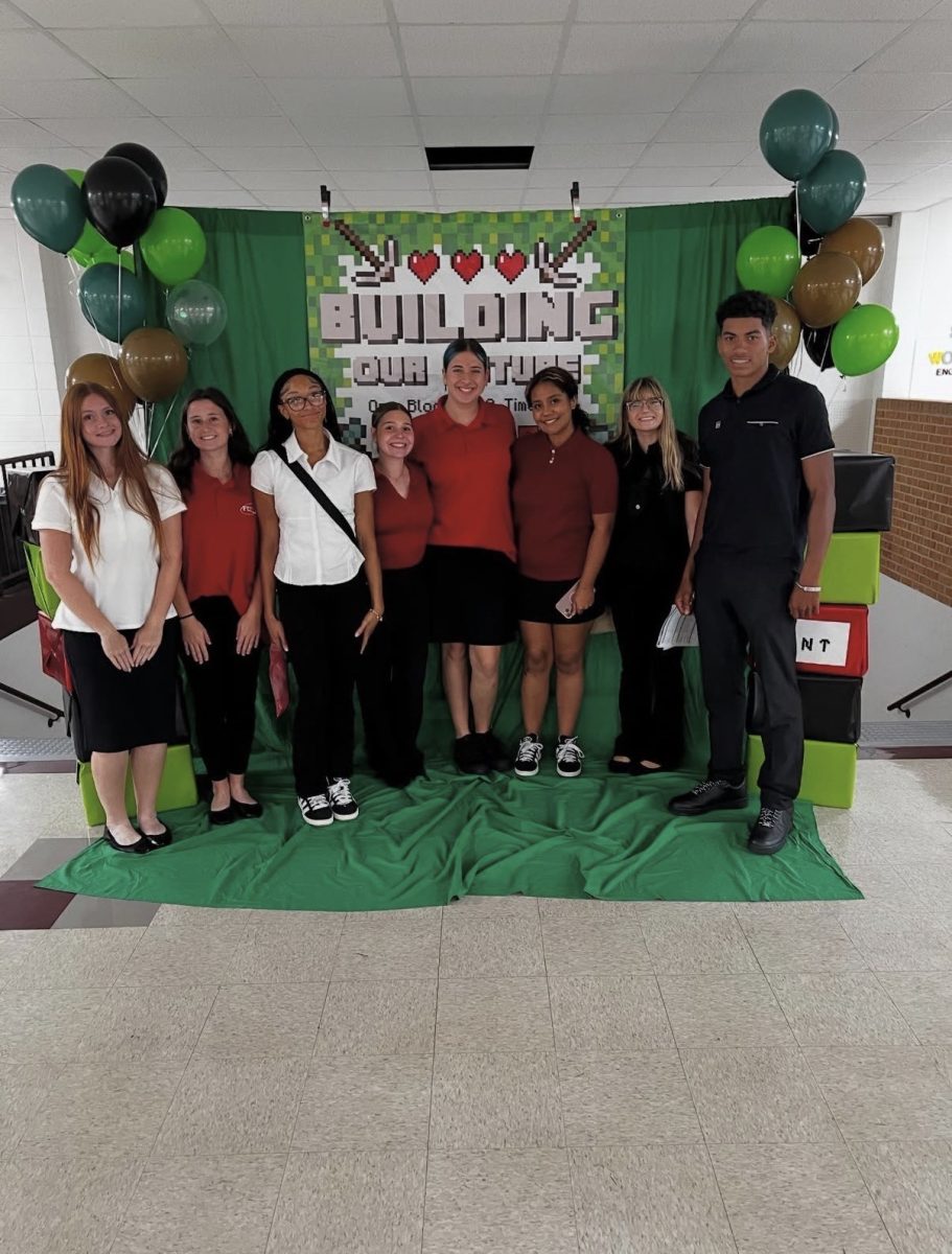 Students participate in an FCCLA competition.