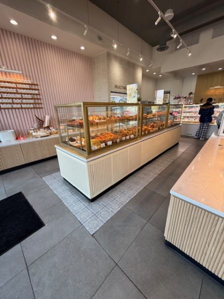Freshly baked goods are always on display.